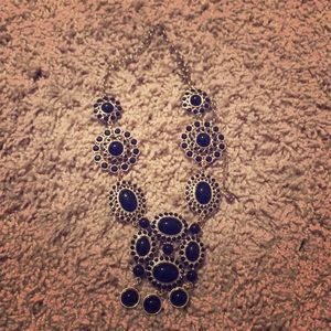 Black and gold chunky necklace